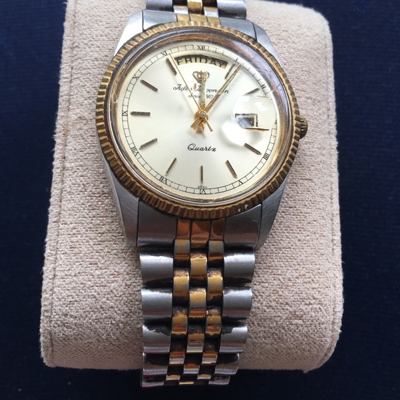 Jules Jurgensen Other - Two-Tone Men’s Quartz Dress Watch - Gold & Silver